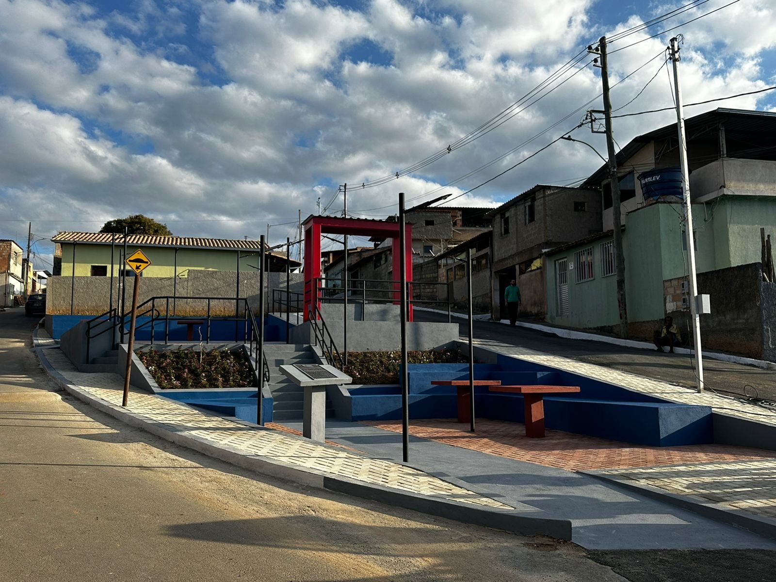Implantação urbana da praça no bairro